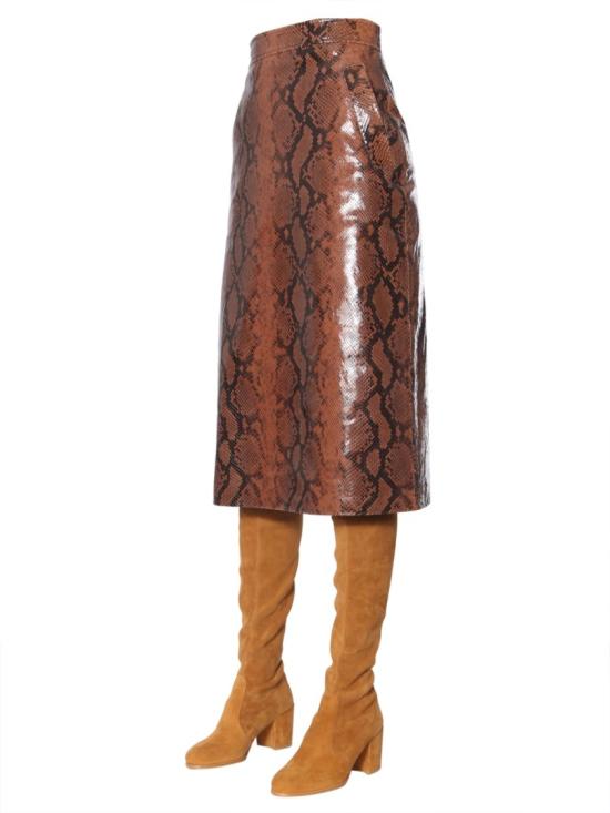  디스퀘어드2 미디 스커트 S75MA0675 SY1404002F Burgundy - DSQUARED2