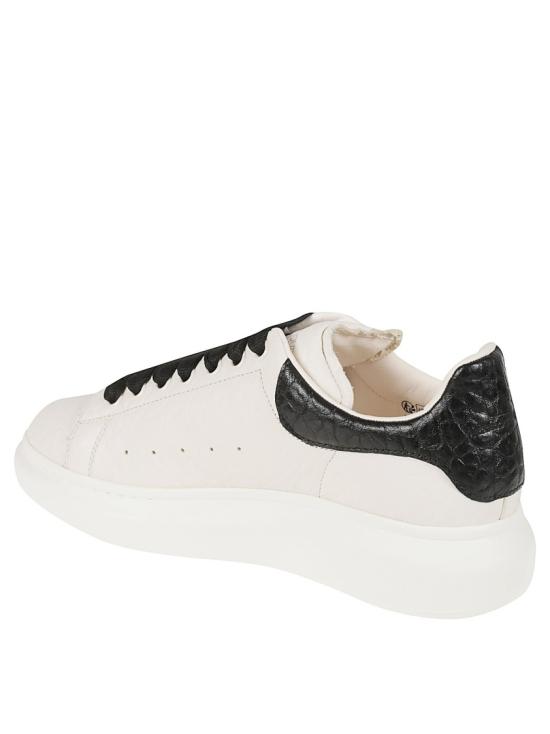 25SS 알렉산더 맥퀸 오버사이즈 레더 스니커즈 807881WHADP9062 Neutrals - ALEXANDER MCQUEEN