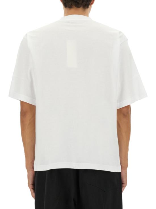 25FW 마르니 반팔 티셔츠 HUMU0223WP USCY53LOW01 White - MARNI