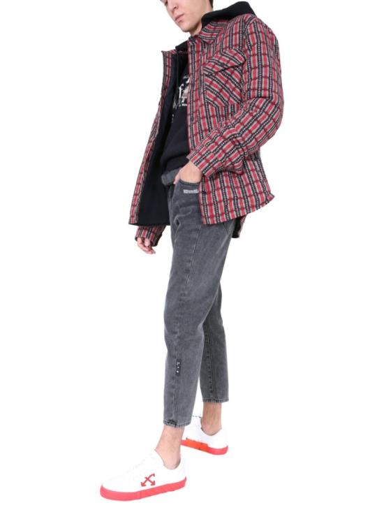  오프화이트 긴팔 셔츠 OMEA236 F20FAB0012510 Grey - OFF WHITE