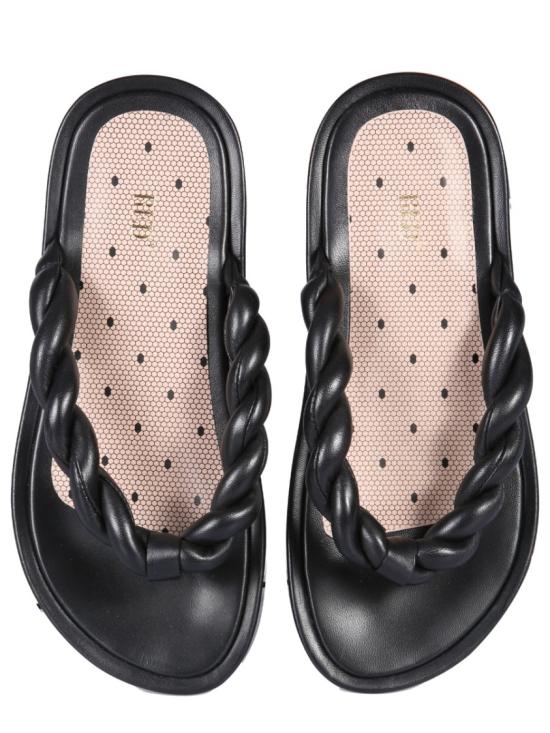  레드발렌티노 샌들 XQ0S0H18 LFL0NO Black - RED VALENTINO