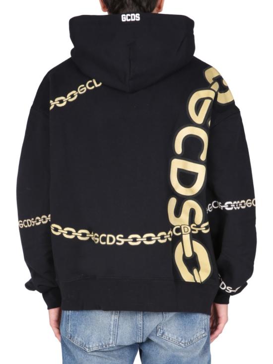  지씨디에스 후드 티셔츠 CC94M021519 02 Black - GCDS