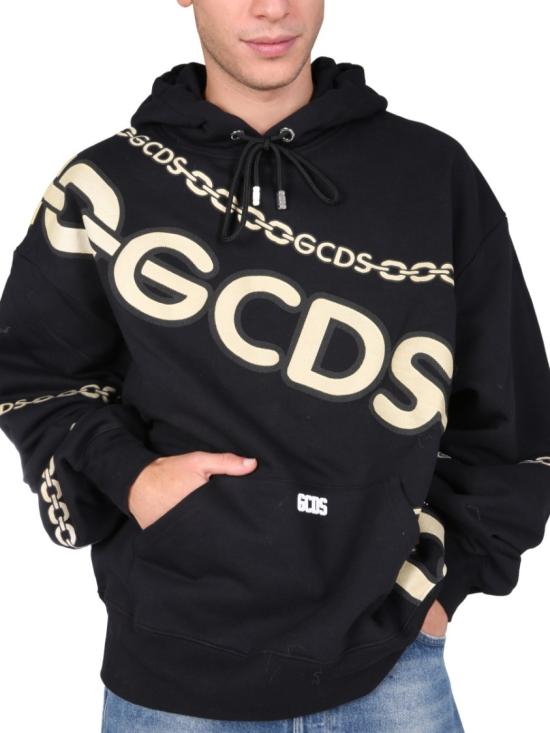 지씨디에스 후드 티셔츠 CC94M021519 02 Black - GCDS