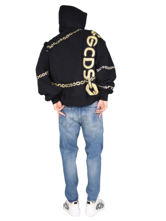  지씨디에스 후드 티셔츠 CC94M021519 02 Black - GCDS