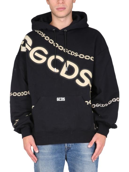  지씨디에스 후드 티셔츠 CC94M021519 02 Black