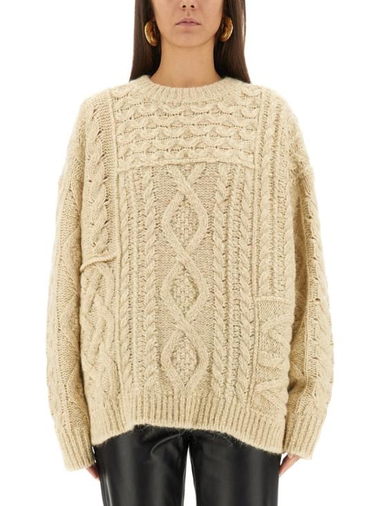 25FW 이자벨마랑에뚜왈 DEOTILLE 케이블 니트 울 스웨터 PU0702FA C3L10E90BE Neutrals