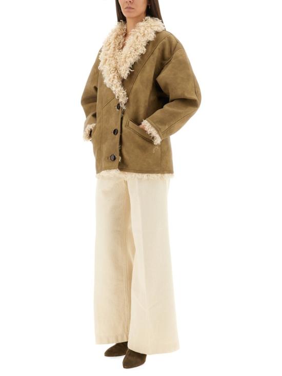 25FW 이자벨마랑에뚜왈 CLEA 클레아 퍼 시어링 코트 MA0427FA C3A01E50TA Neutrals - ISABEL MARANT ETOILE