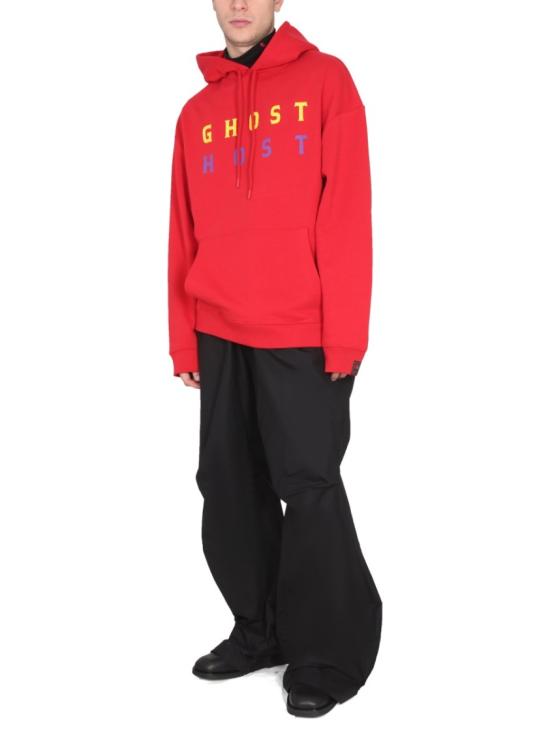  라프 시몬스 후드 티셔츠 222 M160 190040030 Red - RAF SIMONS
