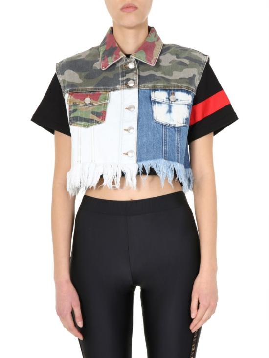  지씨디에스 데님 자켓 SS20W040074 MX Black