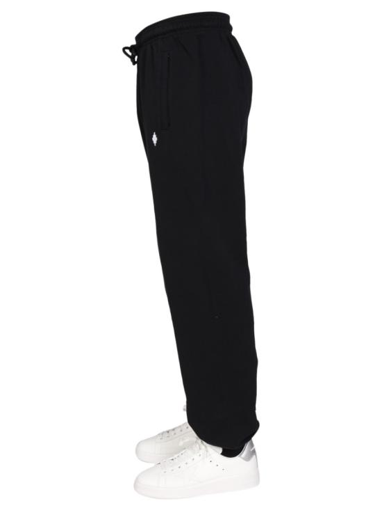  마르셀로 불론 트레이닝/조거 팬츠 CMCH024 C99FLE0021001 Black - MARCELO BURLON