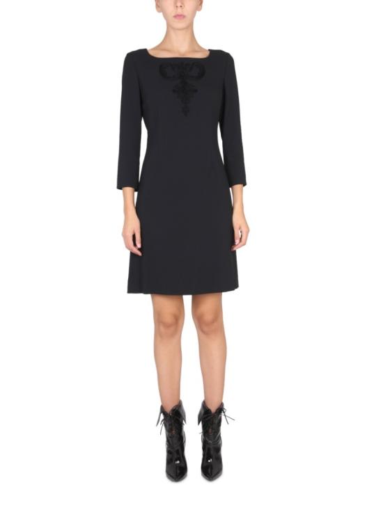  모스키노 미디 원피스 04415825 0555 Black