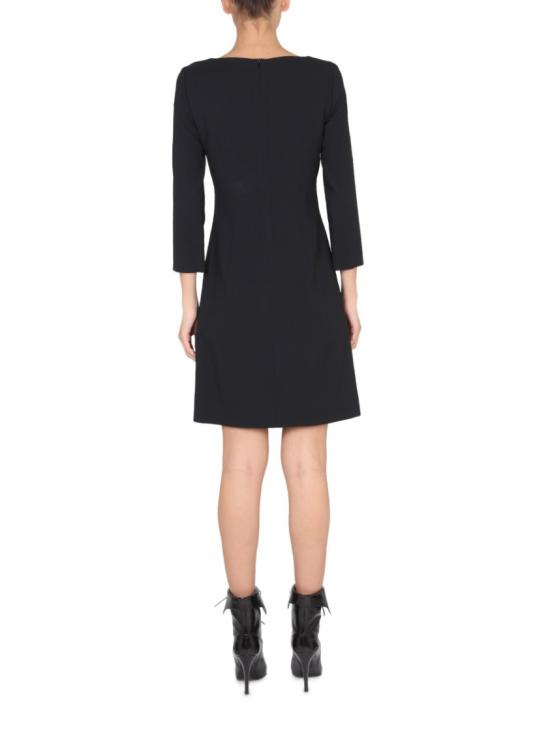  모스키노 미디 원피스 04415825 0555 Black - MOSCHINO