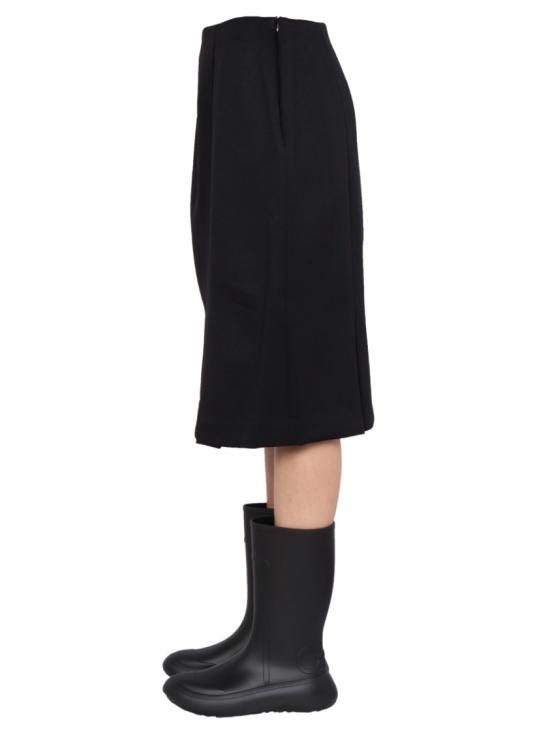 라프 시몬스 미디 스커트 221 W427A 300010099 Black - RAF SIMONS