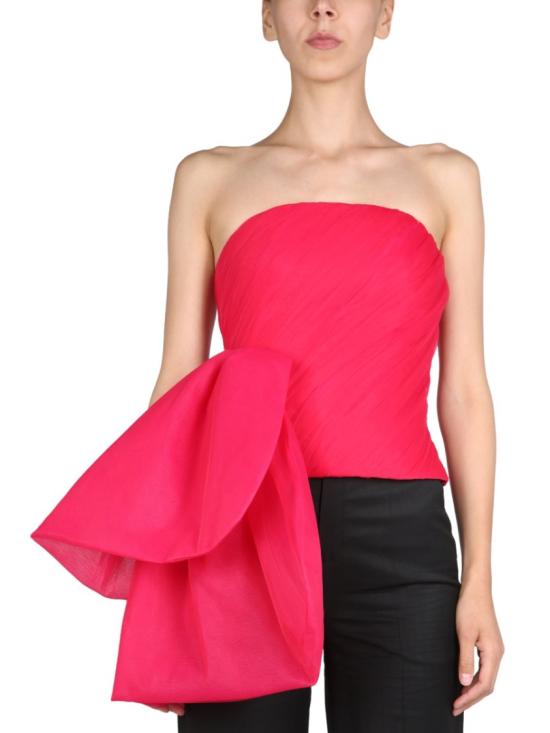  아누키 블라우스 ASS22I10 BLFUFUCHSIA Red