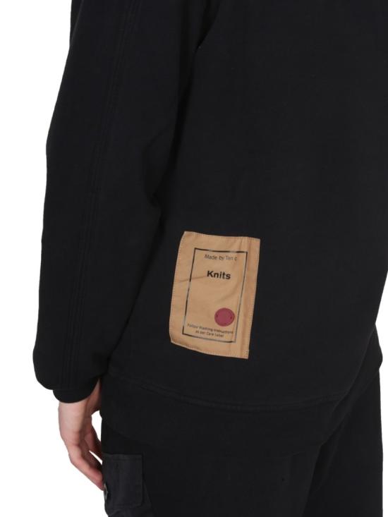  텐 씨 긴팔 티셔츠 22CTCUF03150 A06455999 Black - TEN C