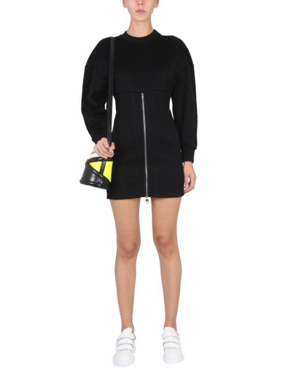  알렉산더 맥퀸 숏 원피스 718462 QLAA81000 Black - ALEXANDER MCQUEEN