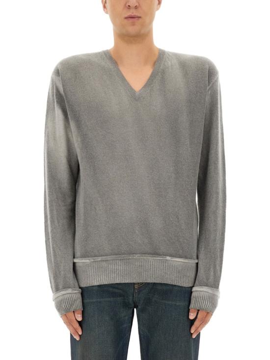 25FW 아워레가시 페럴렐 가디건 M4253PGS GREYSPRAYDYECHERUBWOOL