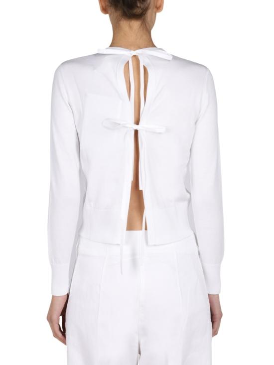  파투 긴팔 티셔츠 KN070 8047001W White - PATOU