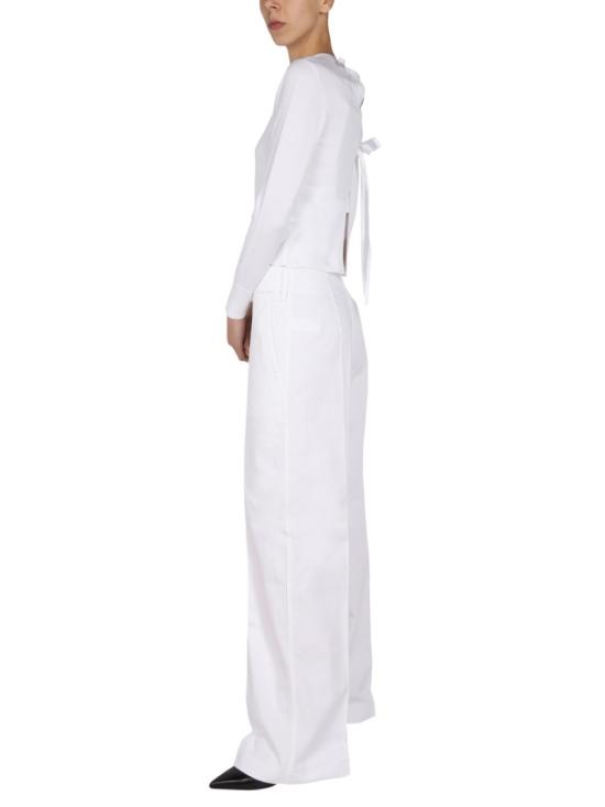  파투 긴팔 티셔츠 KN070 8047001W White - PATOU