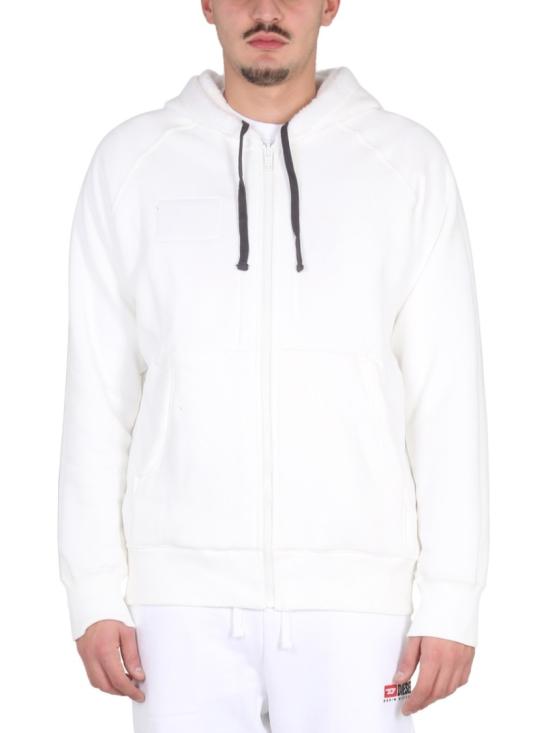  디젤 후드 티셔츠 A06698 0GCAB141 White