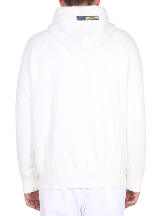  디젤 후드 티셔츠 A06698 0GCAB141 White - DIESEL