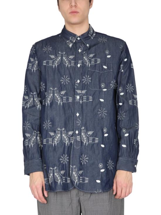  엔지니어드가먼츠 긴팔 셔츠 22S1A001 ND021 Grey - ENGINEERED GARMENTS