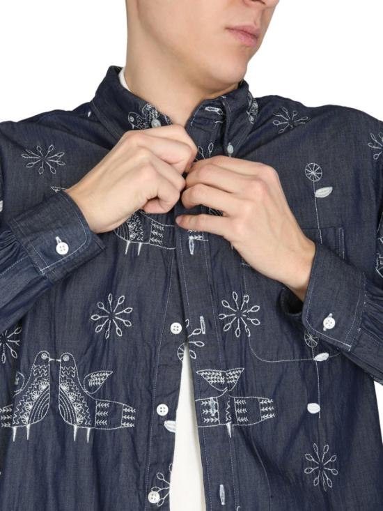  엔지니어드가먼츠 긴팔 셔츠 22S1A001 ND021 Grey - ENGINEERED GARMENTS