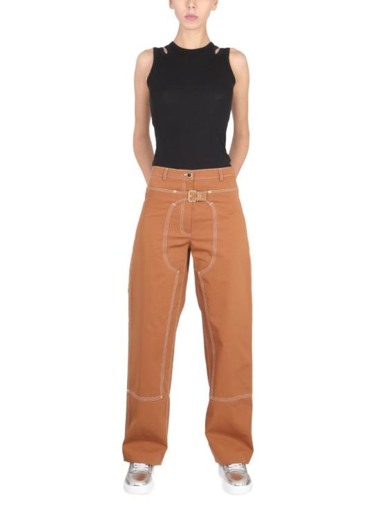  스텔라 맥카트니 스트레이트 팬츠 640038 3AU4502003 Brown - STELLA MCCARTNEY