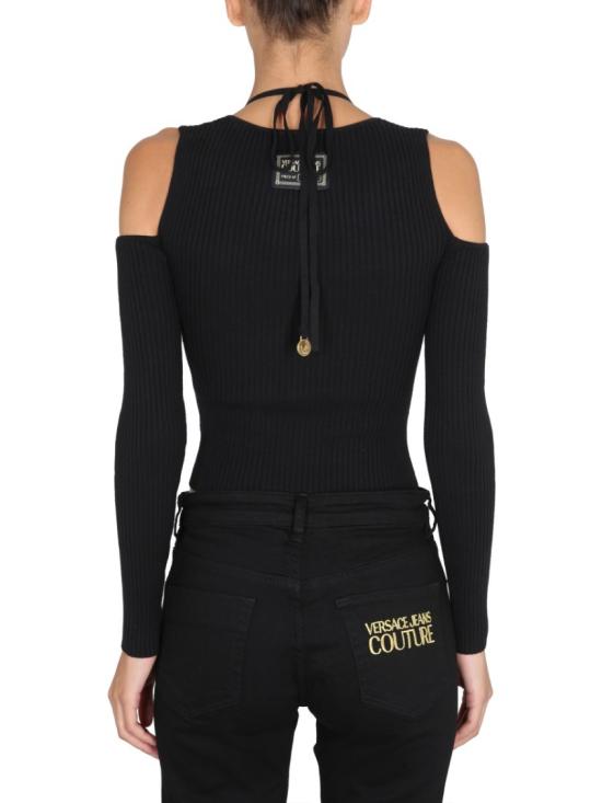  베르사체 긴팔 티셔츠 73HAFM30 CM01G899 Black - VERSACE