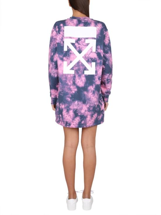  오프화이트 미디 원피스 OWDB098 F22JER0033045 Purple - OFF WHITE