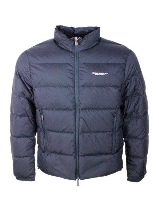 25FW 알마니 숏패딩 XM001575AF16927 UB101 Blue