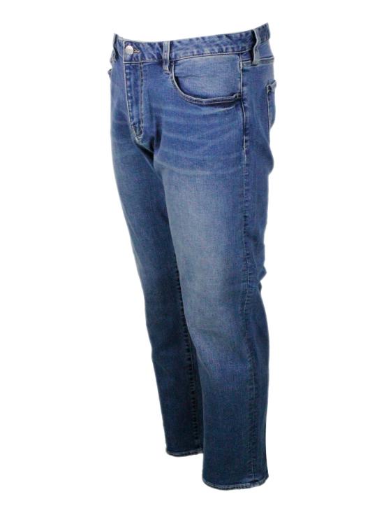 25FW 알마니 스트레이트 팬츠 XM000069AF14266 MB001 Denim - ARMANI