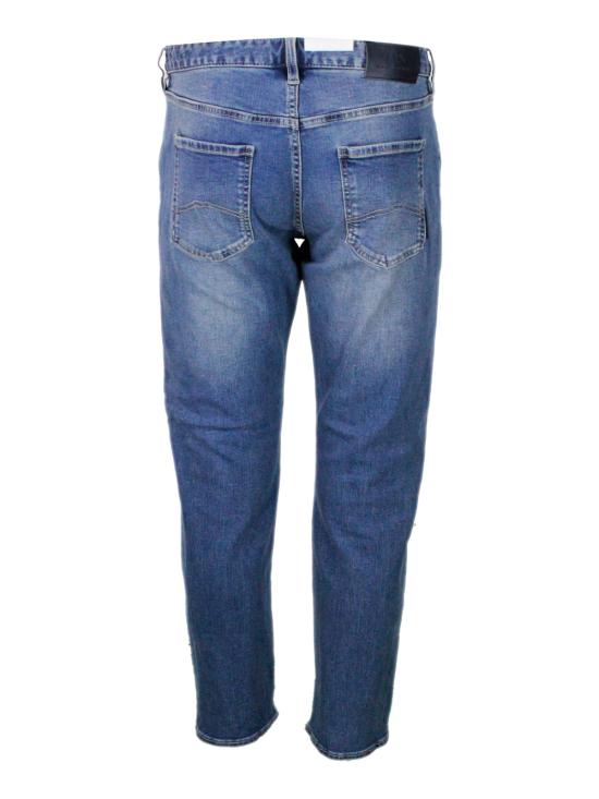 25FW 알마니 스트레이트 팬츠 XM000069AF14266 MB001 Denim - ARMANI