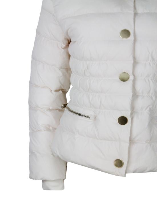 25FW 알마니 숏패딩 XW000653AF15984 U1003 White - ARMANI