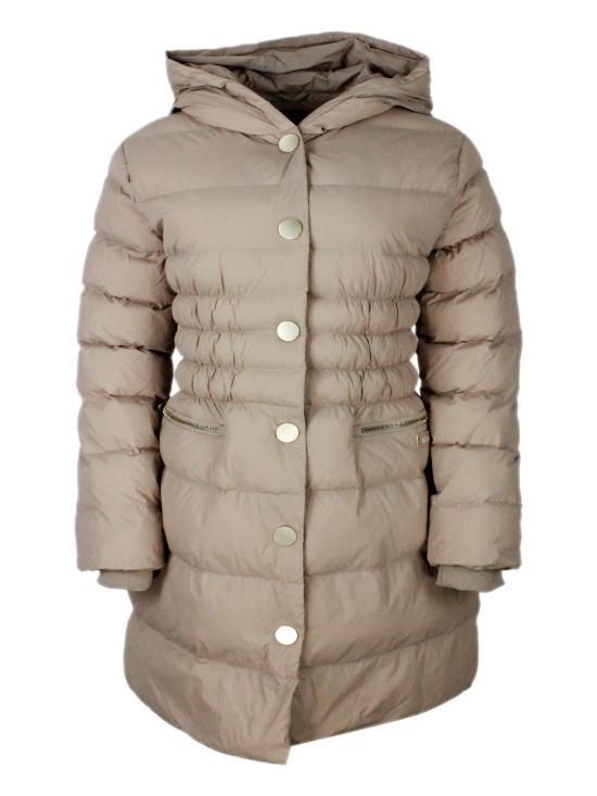 25FW 알마니 롱패딩 XW000652AF15984 U1051 Beige sand