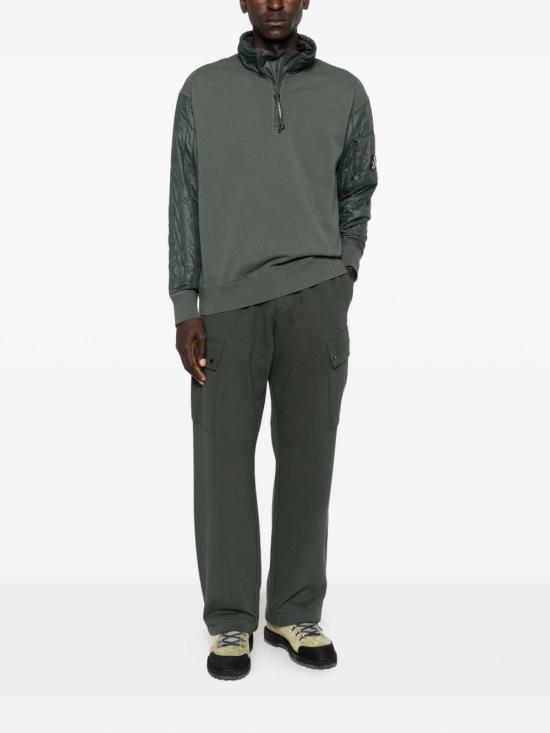 25FW 씨피 컴퍼니 긴팔 티셔츠 19CMSS052A005835M 978 Green - C.P. COMPANY