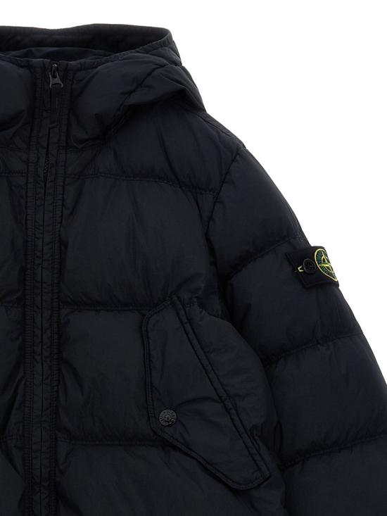 25FW [키즈] 스톤 아일랜드 패딩 K2S164100004S0A23 V0029 Black - STONE ISLAND