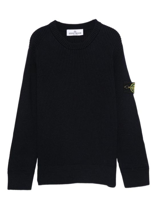 25FW [키즈] 스톤 아일랜드 캐시미어 니트 K2S165100010S0C02 V0020 Blue