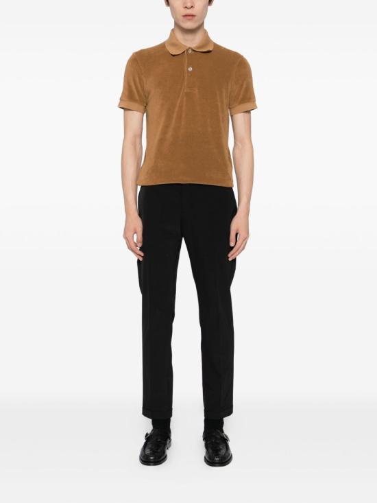 25FW 톰포드 폴로 티셔츠 JPS003JMC079 JB700 Beige - TOMFORD