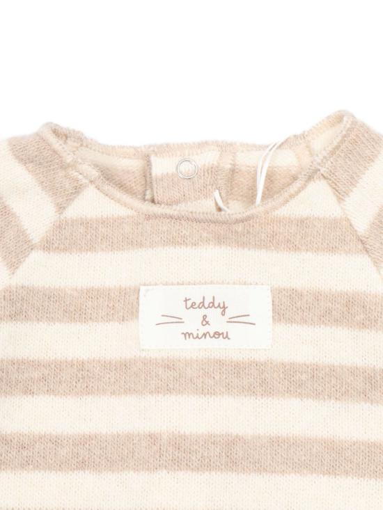 25FW [키즈] 테디 앤 미노우 오버롤 A25TTL0004M1091 124 Beige - TEDDY & MINOU