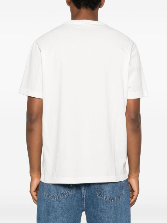 25FW 오트리 X 메종키츠네 반팔 티셔츠 TSPX MK2WKITSUNEWHITE White - AUTRY X MAISON KITSUNE