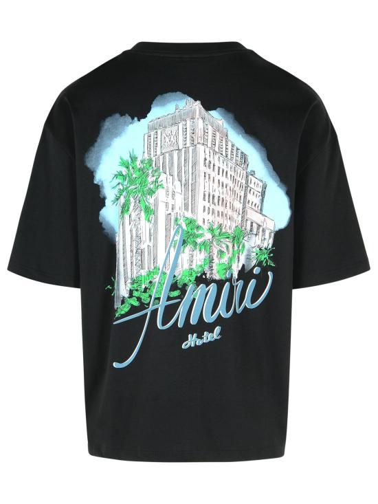 25FW 아미리 폴로 티셔츠 AMJYTE1236BLACK Black - AMIRI