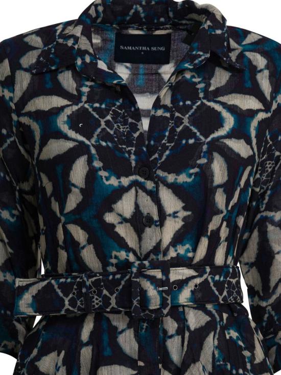 25FW 사만다 성 원피스 ASTERESSAOUIRA TIE DYE AQUA BLUE - SAMANTHA SUNG