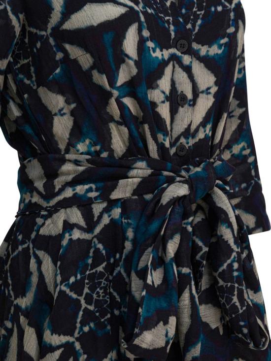 25FW 사만다 성 롱 원피스 ASTERESSAOUIRA TIE DYE AQUA BLUE - SAMANTHA SUNG