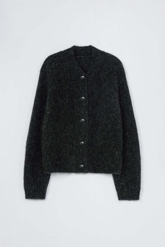  코데라 가디건 Cordera 베이비 알파카 카디건 무연탄