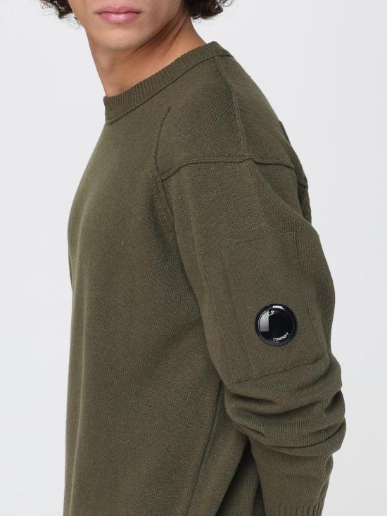 25FW 씨피 컴퍼니 램스울 GRS 크루넥 렌즈 스웨터 RFCMKN707A110149A 683 Ivory - C.P. COMPANY