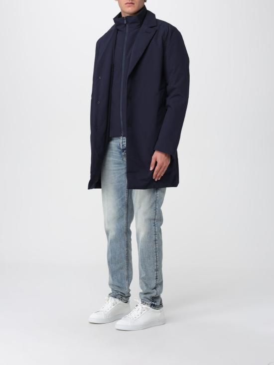 25FW 세이브더덕 롱패딩 D41775MGRIN21 90010 Blue - SAVE THE DUCK