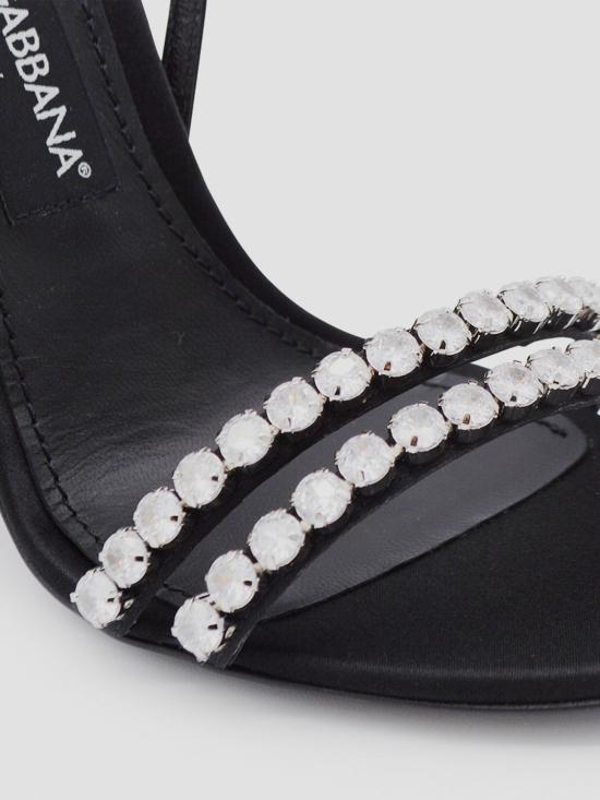 25FW 돌체앤가바나 뮬/슬리퍼 CR1925AT399 8S488 Black - DOLCE & GABBANA