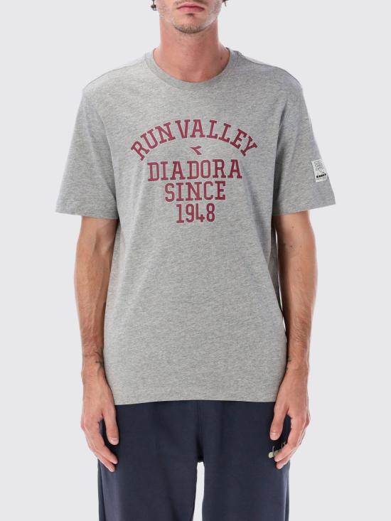 25FW 디아도라 헤리티지 반팔 티셔츠 502 182242 D0541 Grey