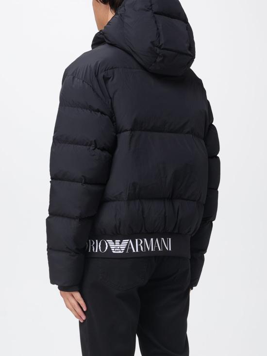 25FW 엠포리오 아르마니 숏패딩 7M000710AF15951 UC001 Black - EMPORIO ARMANI
